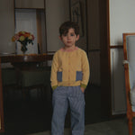 Konges Sløjd A/S WOVEN PANTS blue stripe