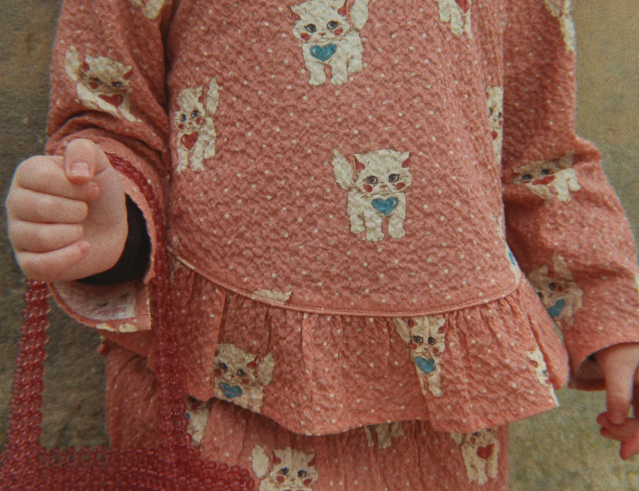 Konges Sløjd A/S WOVEN SHIRTS ciao miao rose
