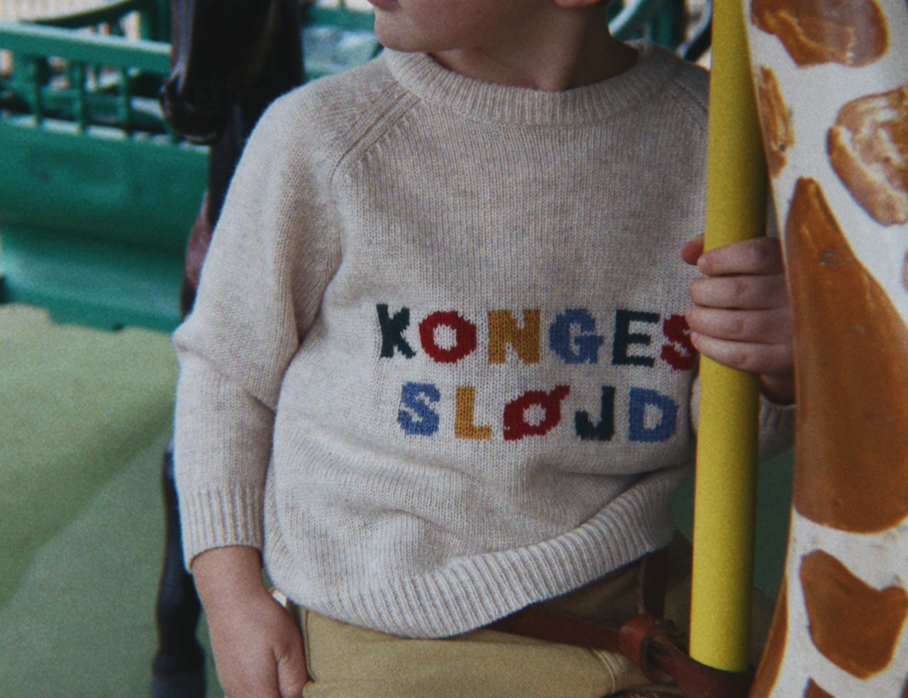 Konges Sløjd A/S WOVEN PANTS khaki