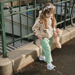 Konges Sløjd A/S WOVEN PANTS dot pistacchi
