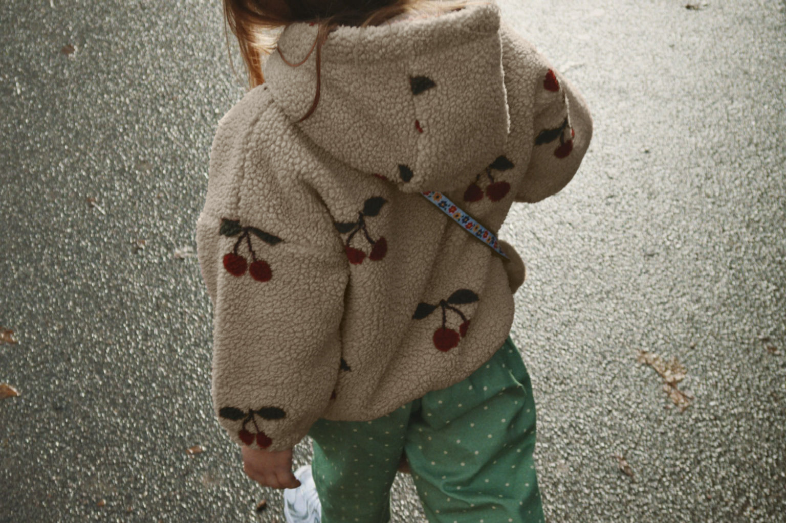Konges Sløjd A/S TEDDY & FLEECE ma grande cerise