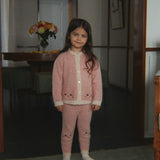 Konges Sløjd A/S KNITTED PANTS silver pink
