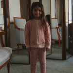 Konges Sløjd A/S KNITTED PANTS silver pink