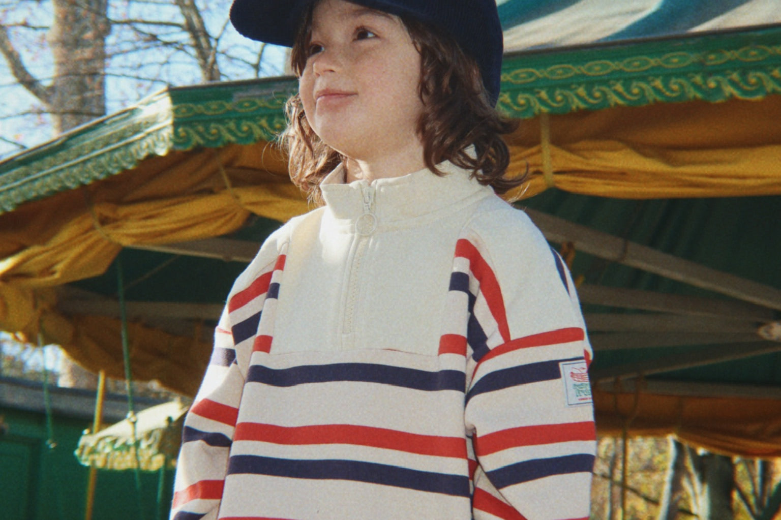 Konges Sløjd A/S JERSEY BLOUSES tangerine stripe