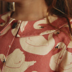 Konges Sløjd A/S WOVEN JACKETS & VESTS swan rose