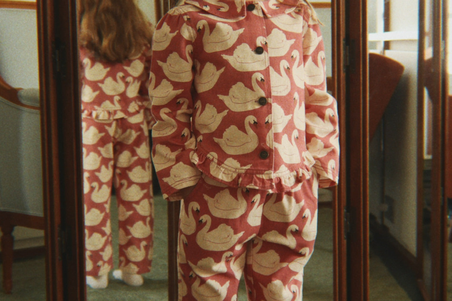 Konges Sløjd A/S WOVEN JACKETS & VESTS swan rose