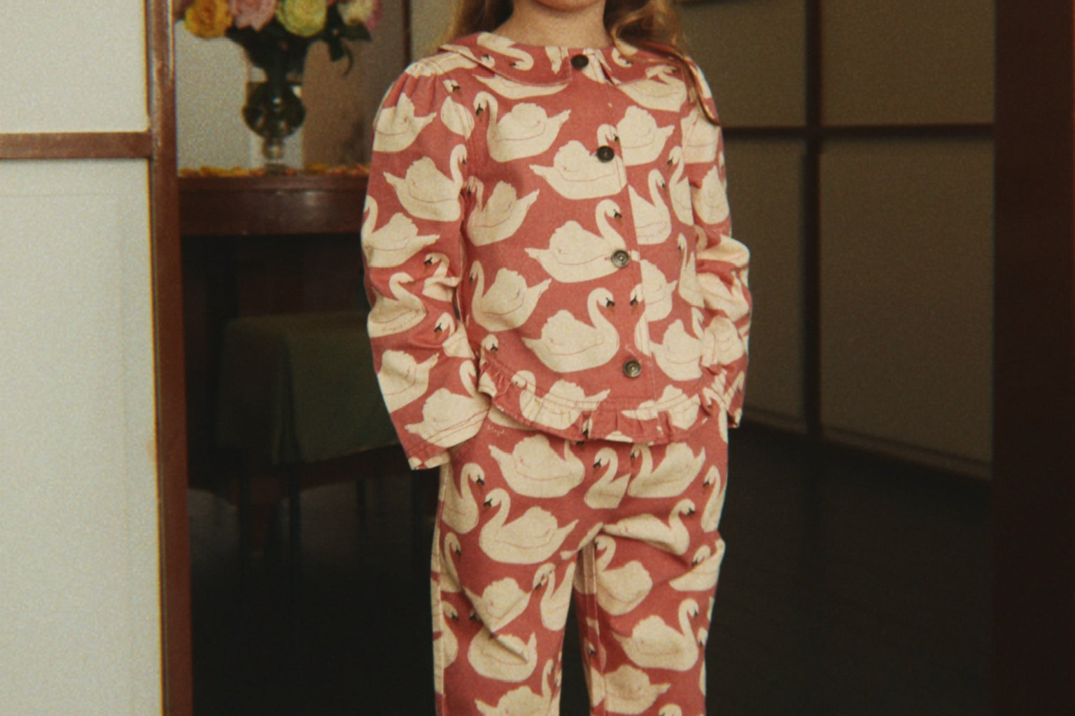 Konges Sløjd A/S WOVEN JACKETS & VESTS swan rose