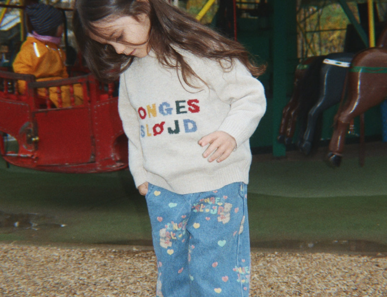 Konges Sløjd A/S WOVEN PANTS teddy coeur
