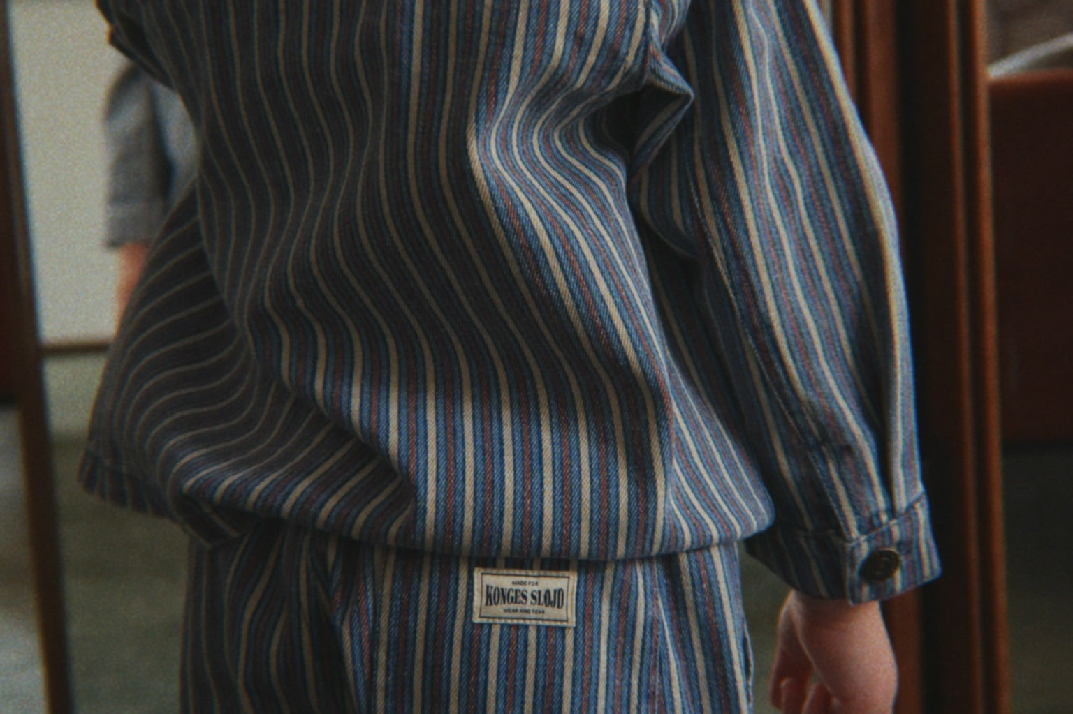 Konges Sløjd A/S WOVEN PANTS tricolore bleu