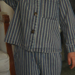 Konges Sløjd A/S WOVEN PANTS tricolore bleu