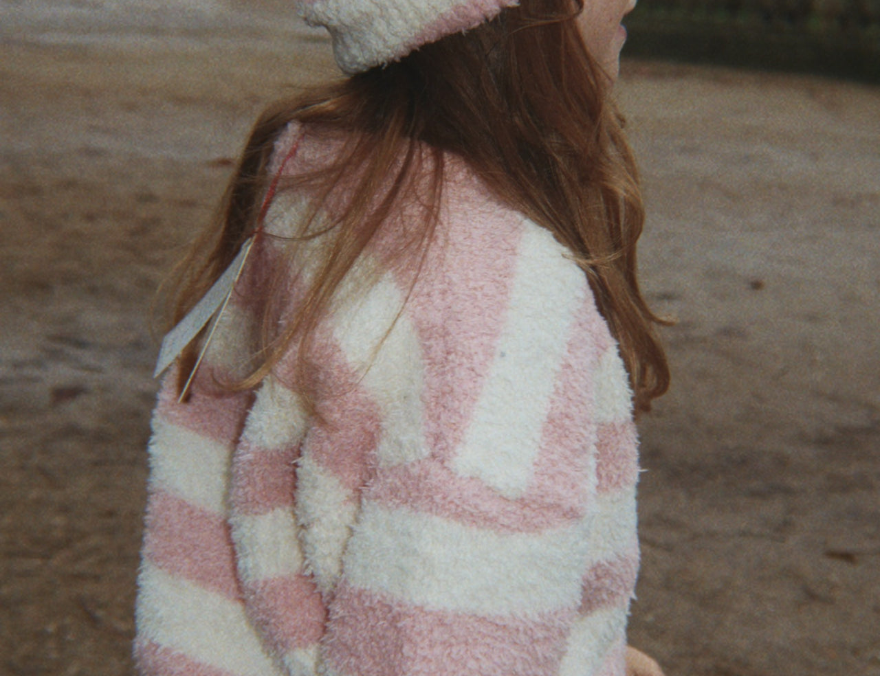 Konges Sløjd A/S KNITTED PANTS rosy stripe