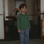 Konges Sløjd A/S WOVEN PANTS blue stripe