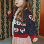 Konges Sløjd A/S KNITTED CARDIGANS cherry