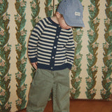 Konges Sløjd A/S KNITTED CARDIGANS blue stripe