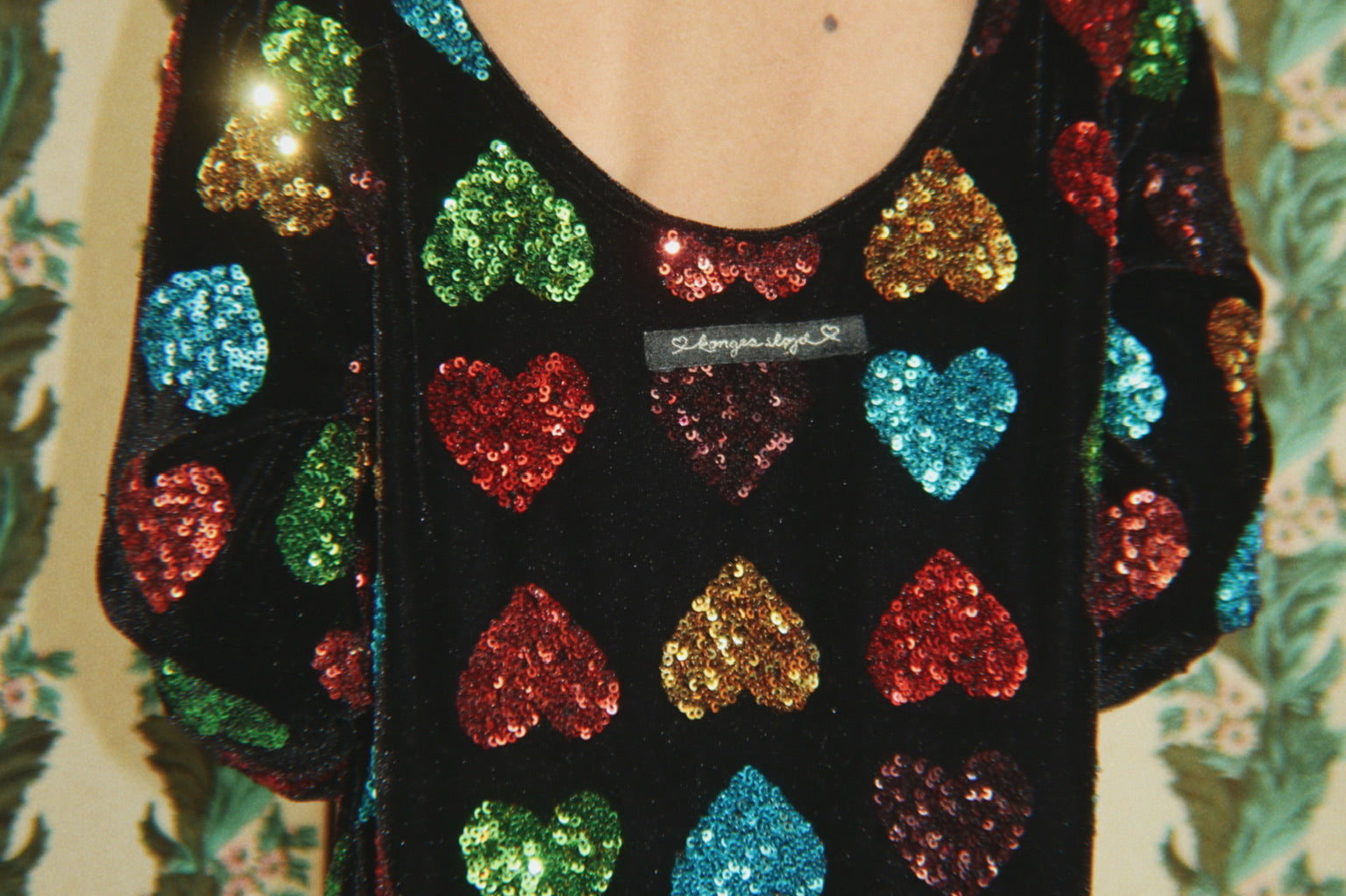 Konges Sløjd A/S JERSEY DRESSES amour sequin