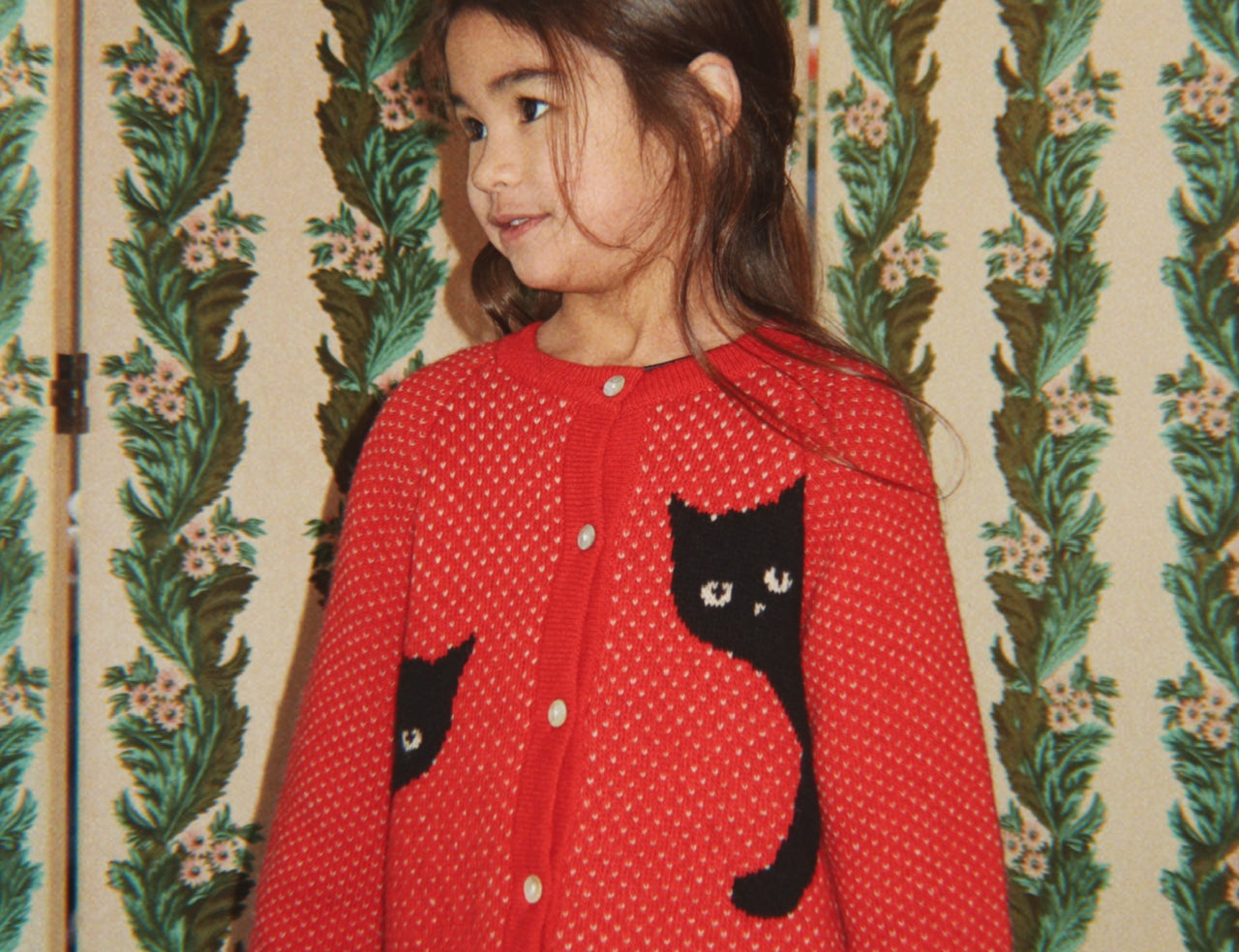 Konges Sløjd A/S KNITTED CARDIGANS cat rouge