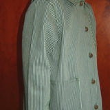 Konges Sløjd A/S WOVEN JACKETS & VESTS milk verte stripe