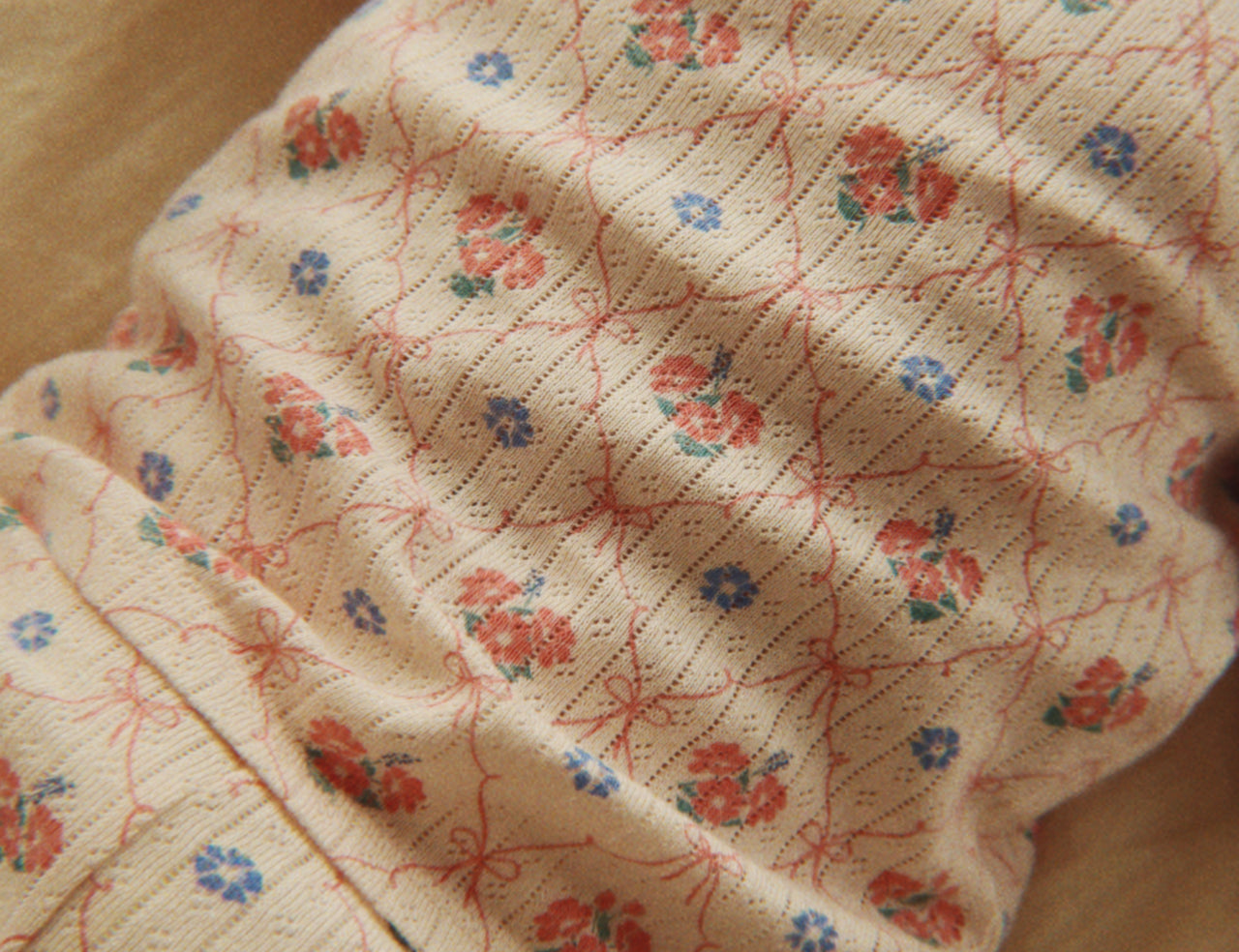 Konges Sløjd A/S JERSEY PANTS fleur decor
