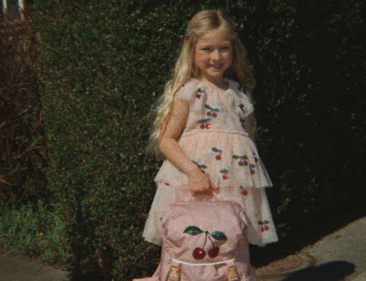 Konges Sløjd A/S WOVEN DRESSES ma grande cerise sequin