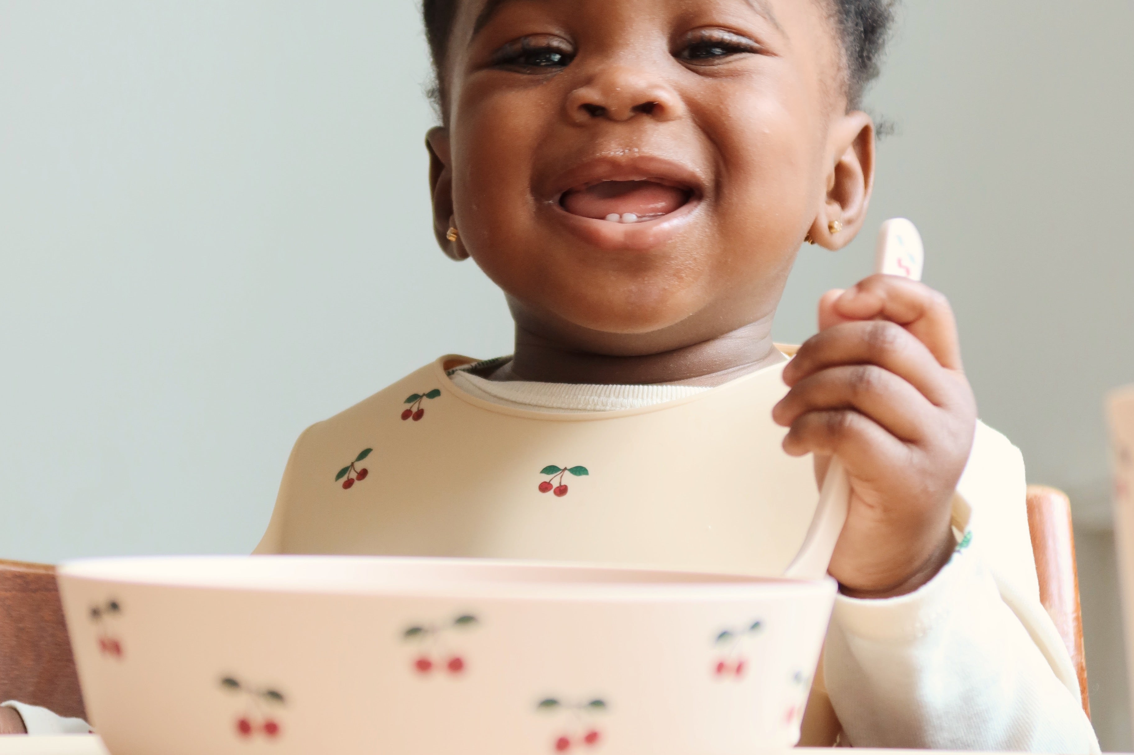 Konges Sløjd A/S DINNER BIBS cherry/mocca