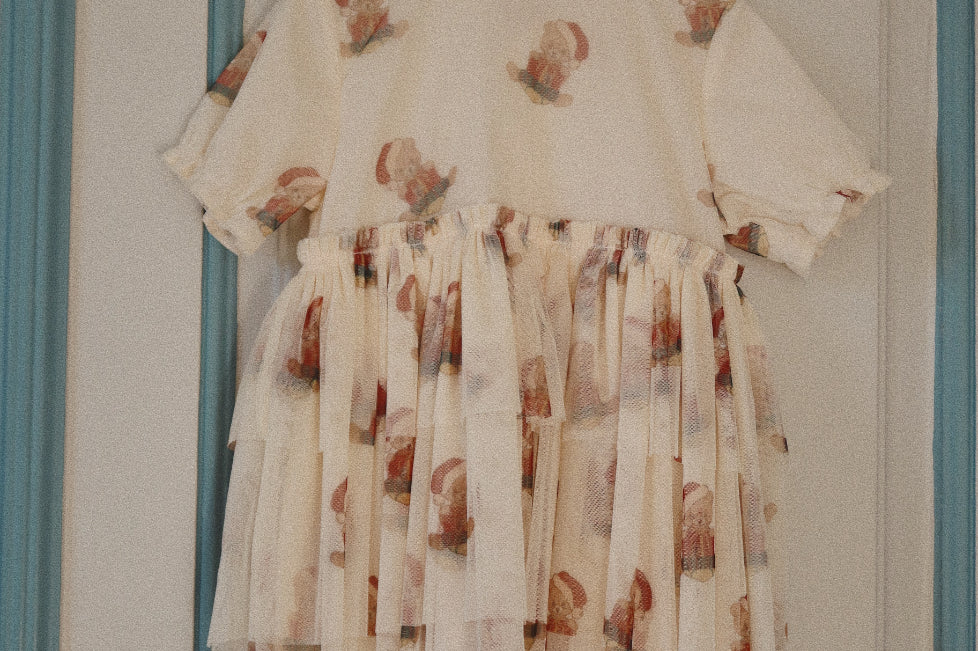 Konges Sløjd A/S WOVEN DRESSES christmas teddy
