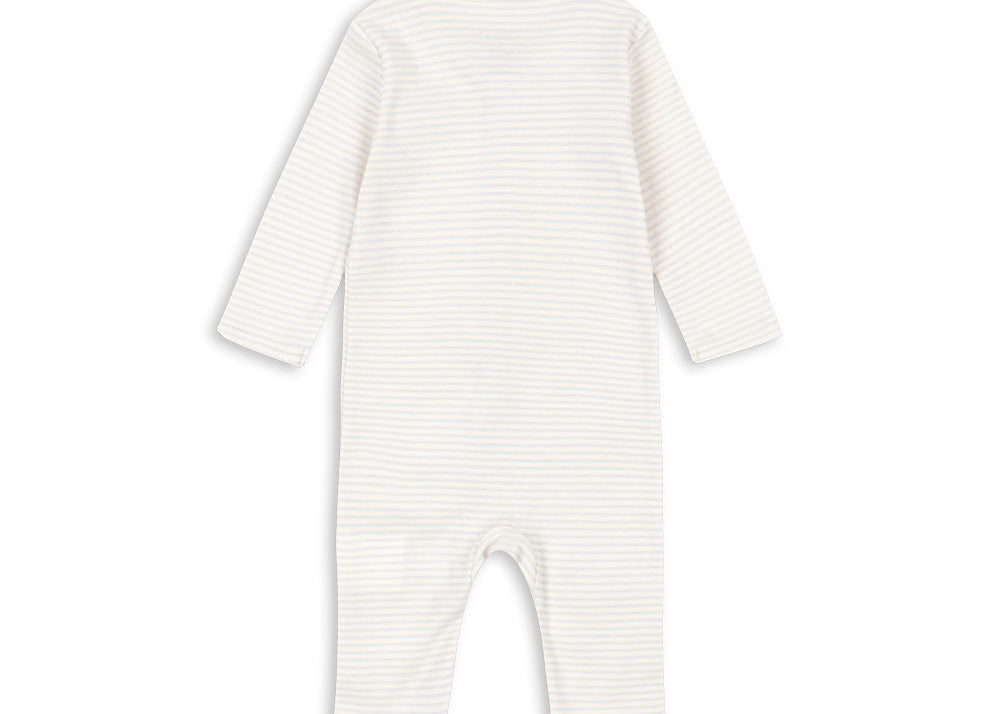 Konges Sløjd A/S Onesies tea stripe gray dawn