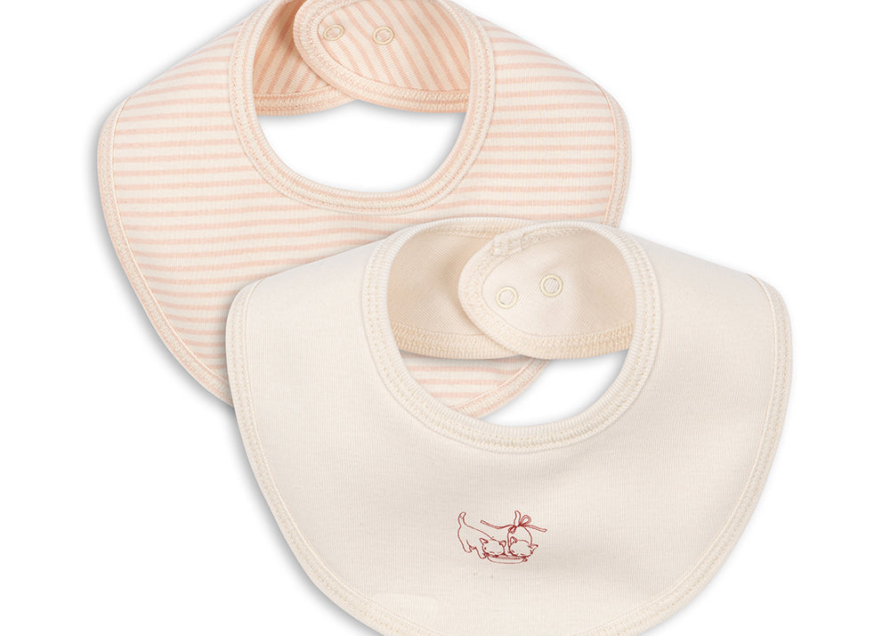 Konges Sløjd A/S Kwijlslabbetjes blush mix