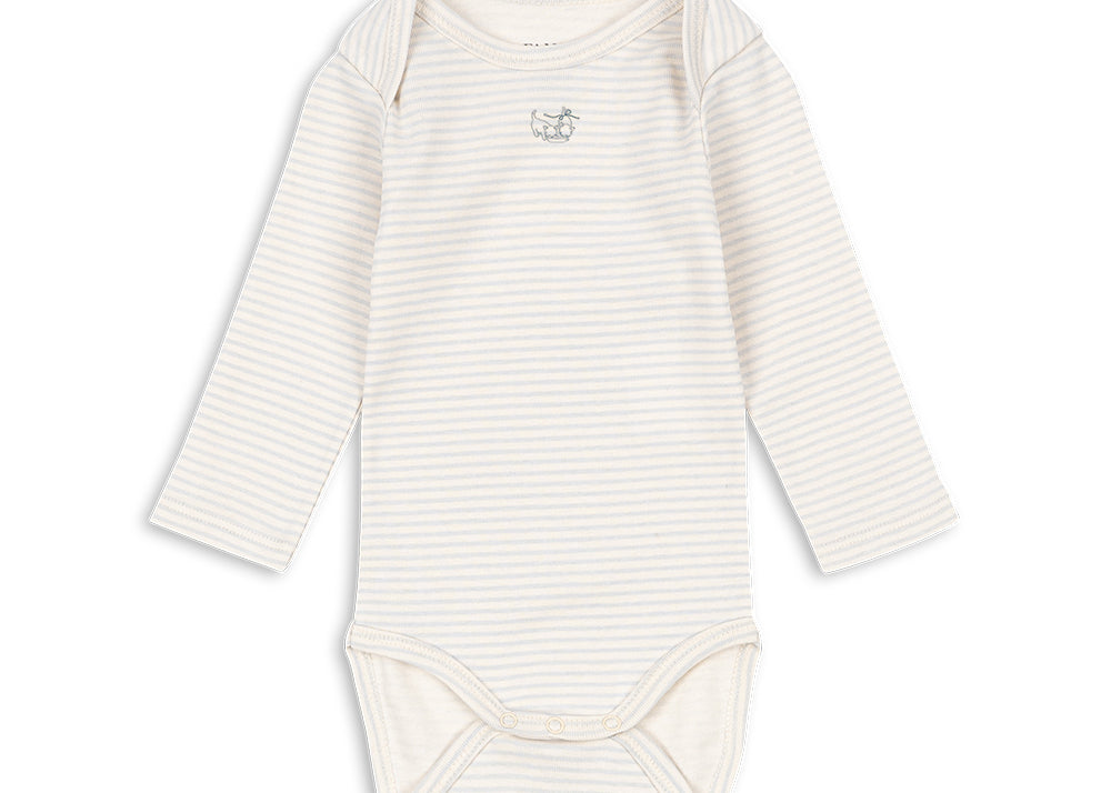 Konges Sløjd A/S Rompers tea stripe gray dawn