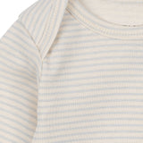 Konges Sløjd A/S Rompers tea stripe gray dawn
