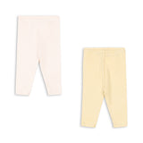 Konges Sløjd A/S JERSEY PANTS banana crepe/creole pink