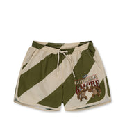 Konges Sløjd A/S Zwemshorts dark olive/creamy white