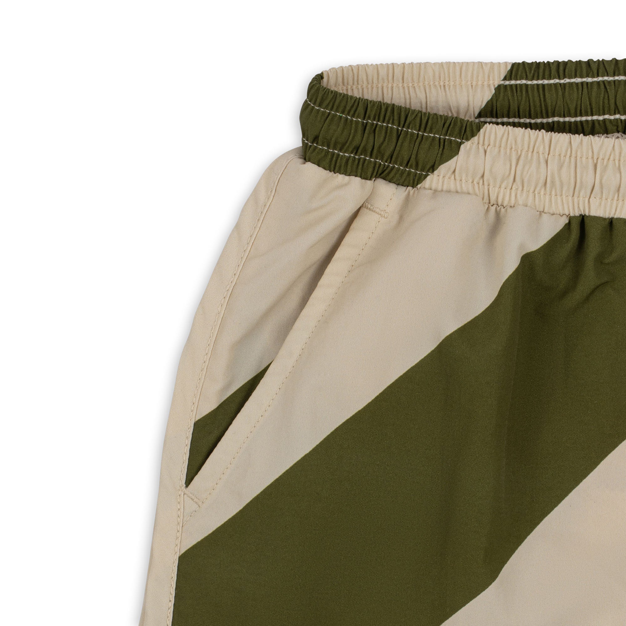 Konges Sløjd A/S Zwemshorts dark olive/creamy white