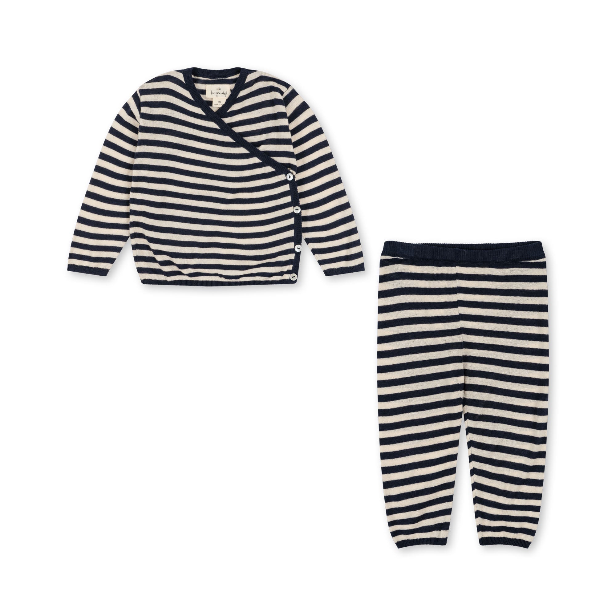 Konges Sløjd A/S Gebreide Cardigans navy stripe