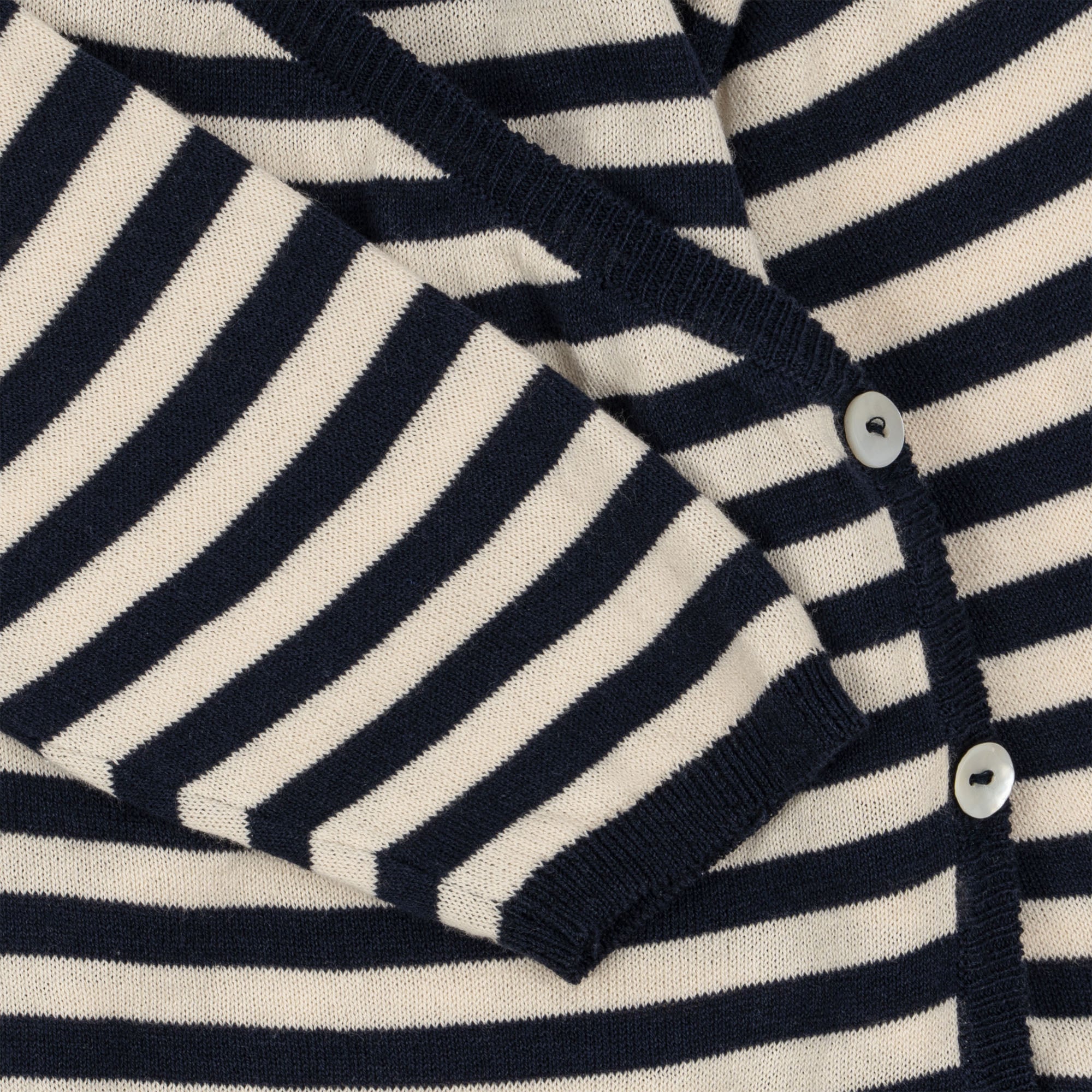 Konges Sløjd A/S Gebreide Cardigans navy stripe