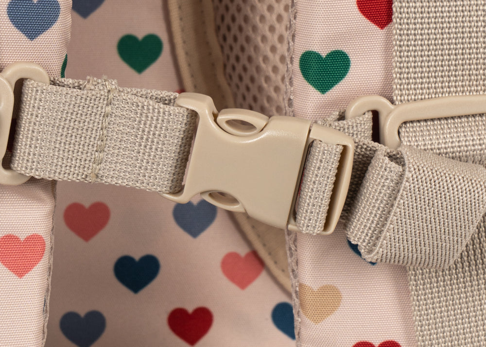 Konges Sløjd A/S SCHOOLBAG coeur colorè frappe