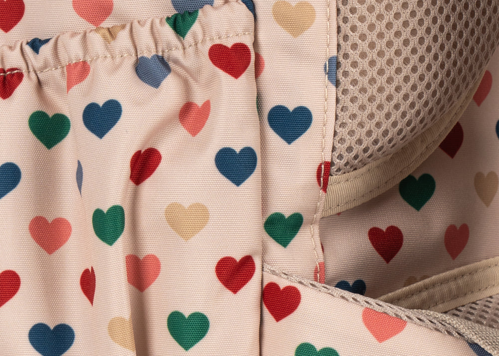 Konges Sløjd A/S SCHOOLBAG coeur colorè frappe