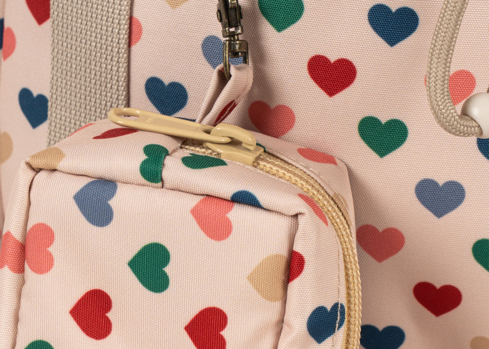 Konges Sløjd A/S SCHOOLBAG coeur colorè frappe