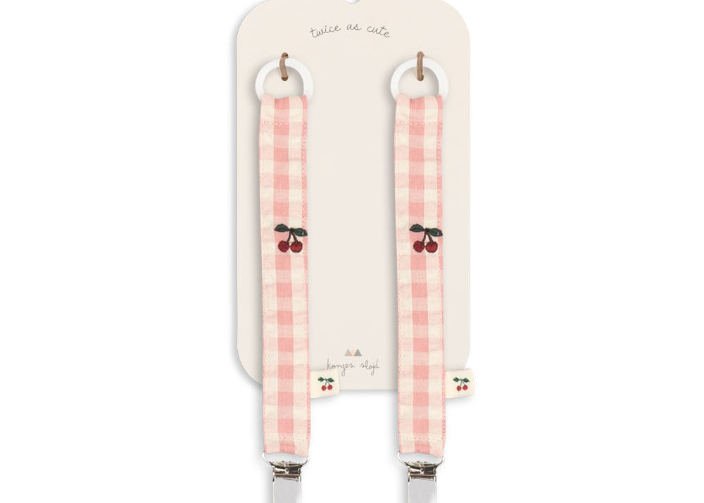 Konges Sløjd A/S Fopspenen powder pink check