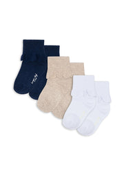 Konges Sløjd A/S Sokken white/navy/beige