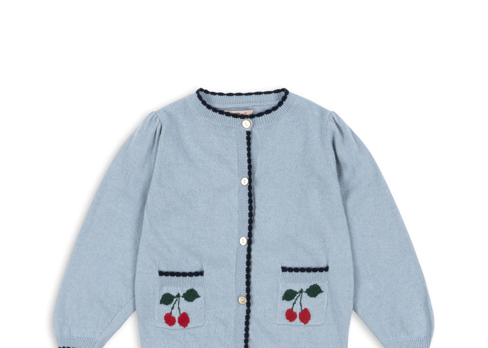 Konges Sløjd A/S Gebreide Cardigans blue fog