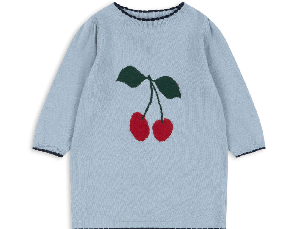 Konges Sløjd A/S KNITTED DRESSES blue fog