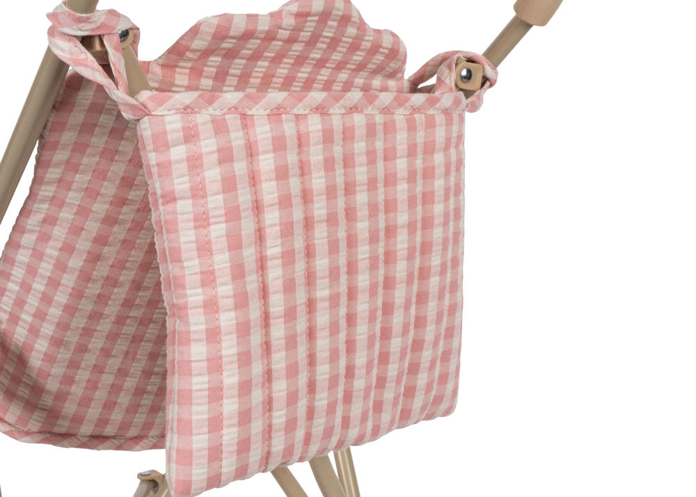 Konges Sløjd A/S Poppenaccessoires powder pink check