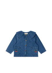 Konges Sløjd A/S Geweven Shirts denim blue cherry