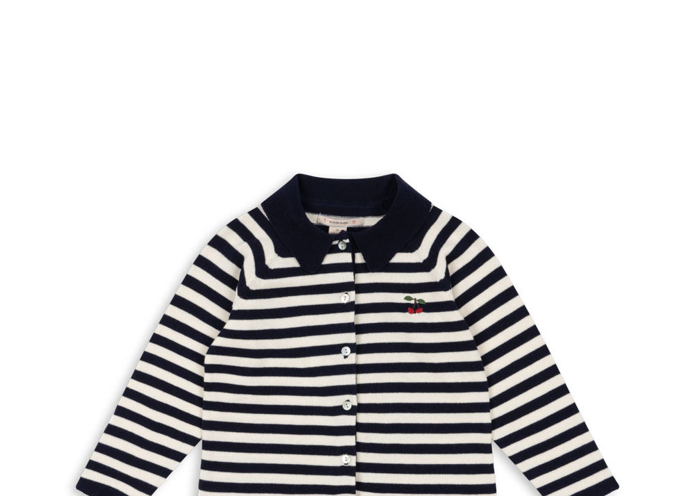 Konges Sløjd A/S Gebreide Cardigans navy stripe