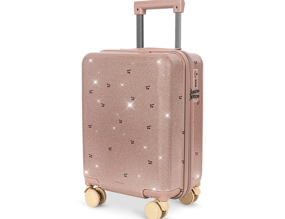 Konges Sløjd A/S TRAVEL SUITCASE cherry glitter