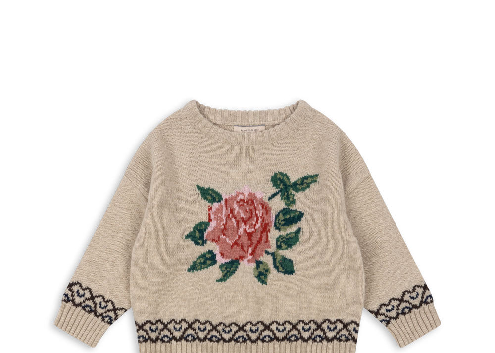 Konges Sløjd A/S Gebreide Shirts En Vesten off white melange