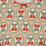 Konges Sløjd A/S Jersey Jurken cherry bow