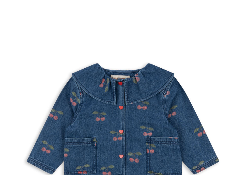 Konges Sløjd A/S Geweven Jacks En Vesten ma grande cerise denim