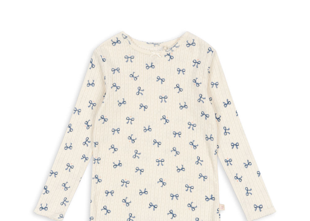 Konges Sløjd A/S Jersey Shirts bow bleu