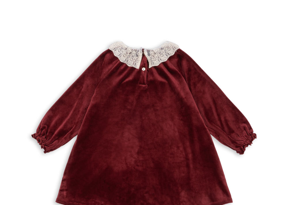 Konges Sløjd A/S Jersey Jurken red dahlia